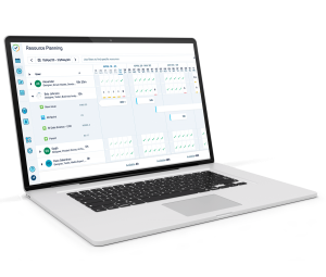 laptop con tempo en pantalla