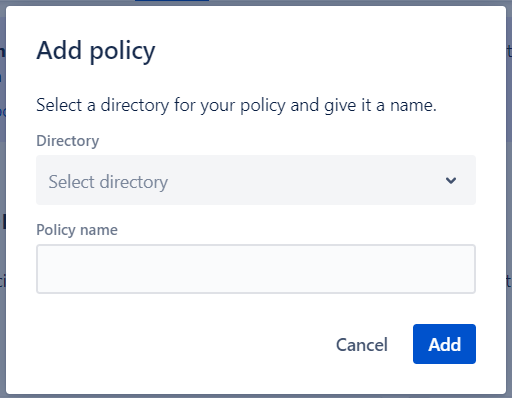 Add Policy