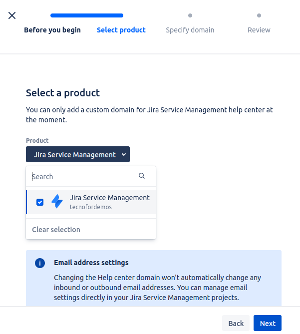 Jira Service Management product